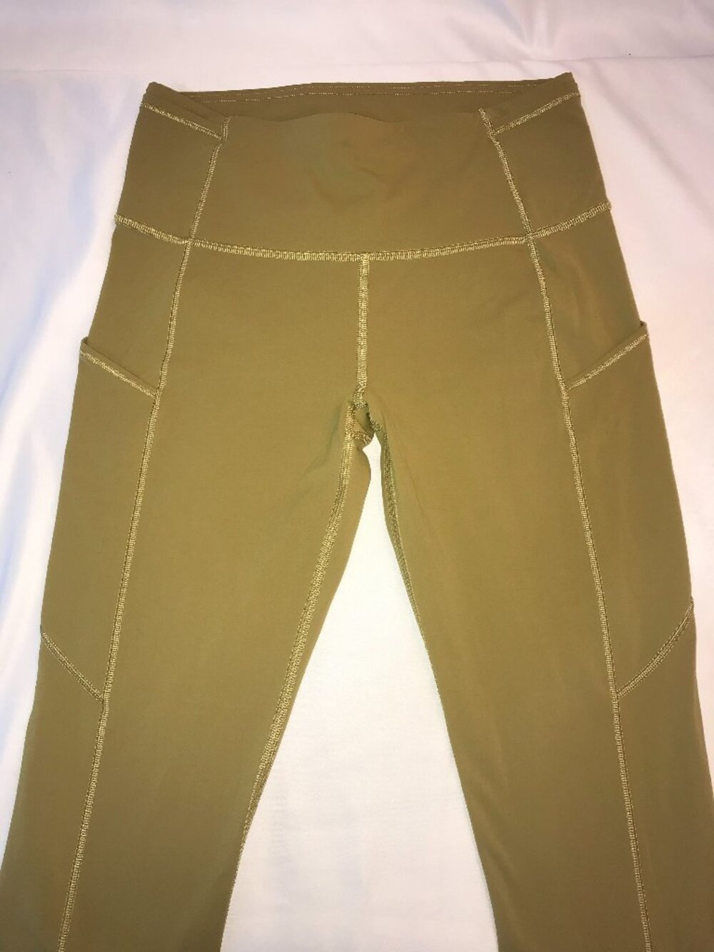 Lululemon Fast and Free Women's Size 6 Tights Waistband Pockets 26" LW5CFSS